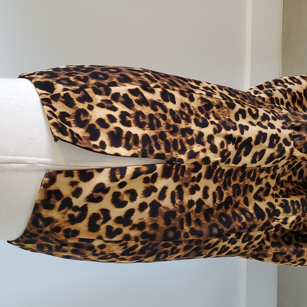 MABLE  brand women’s Leopard Print Fish tail Skirt Size M like new - Picture 3 of 9